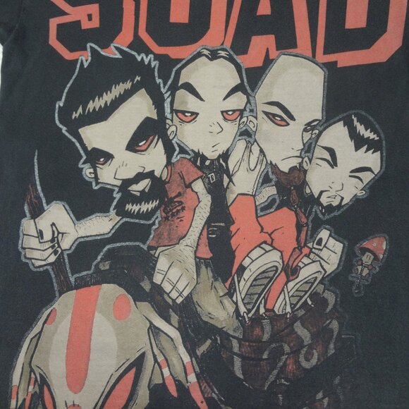 VINTAGE SOAD SYSTEM OF A DOWN ELEPHANT RIDERS - BLACK MEDIUM T-SHIRT L200 - Picture 2 of 4